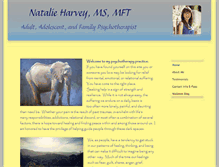Tablet Screenshot of natalieharvey.org